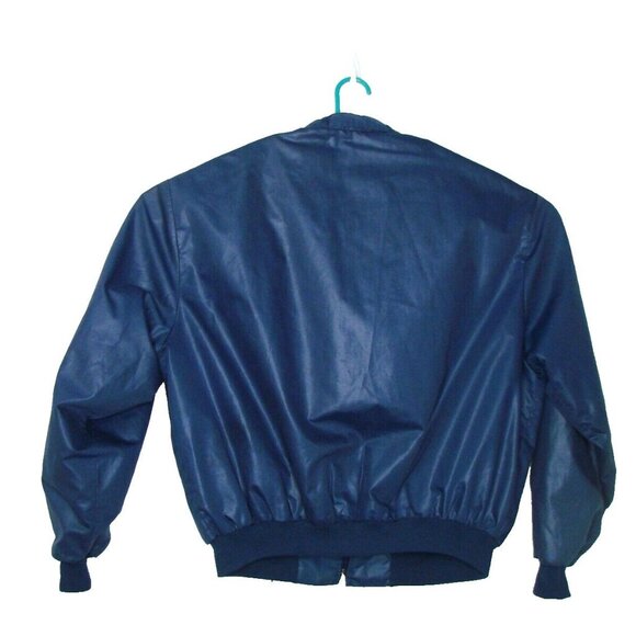 Mens XL King Louie Pro Fit Bomber Jacket PFISTER HYBRIDS Logo Full Zip USA Vtg - Picture 2 of 14